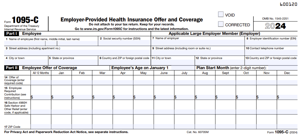 IRS Form 1095-C